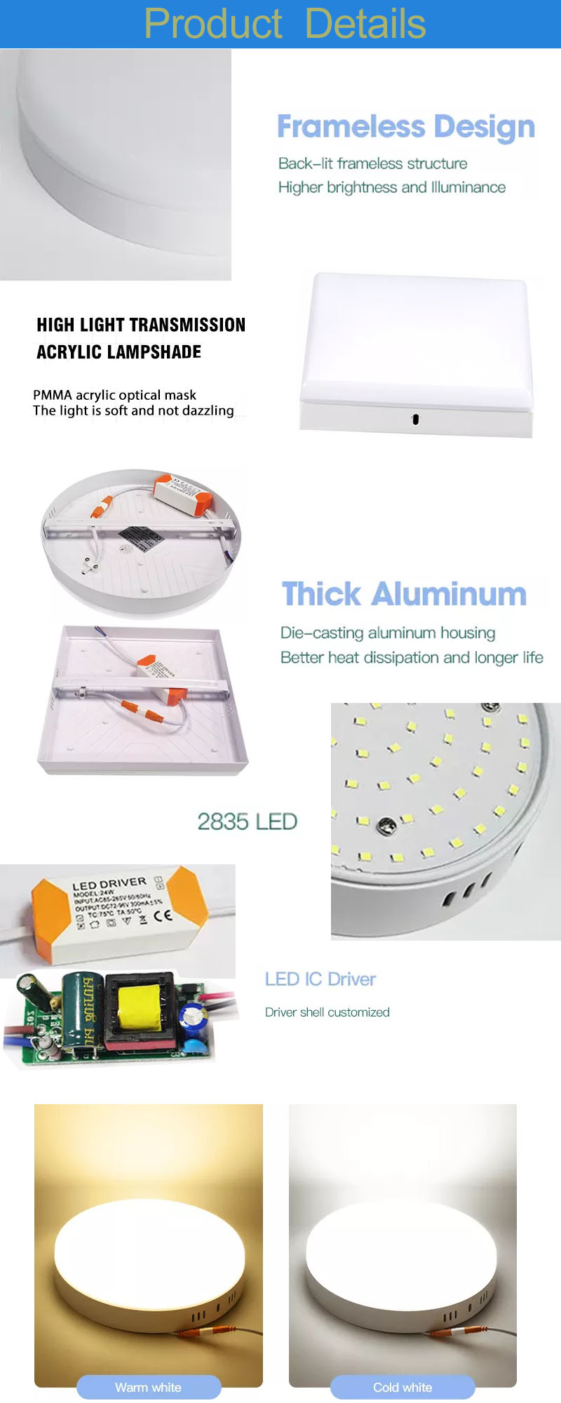 ضوء لوحة الصمام فرملس